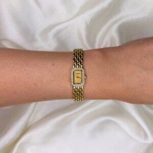 Vintage Wittnauer Gold Watch 90s Dainty Bracelet Watch Classic Old Money